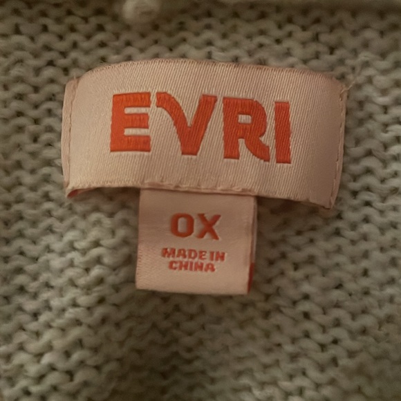 Warm open long striped cardigan withh taupe gray brown and black wide stripes - Picture 5 of 5